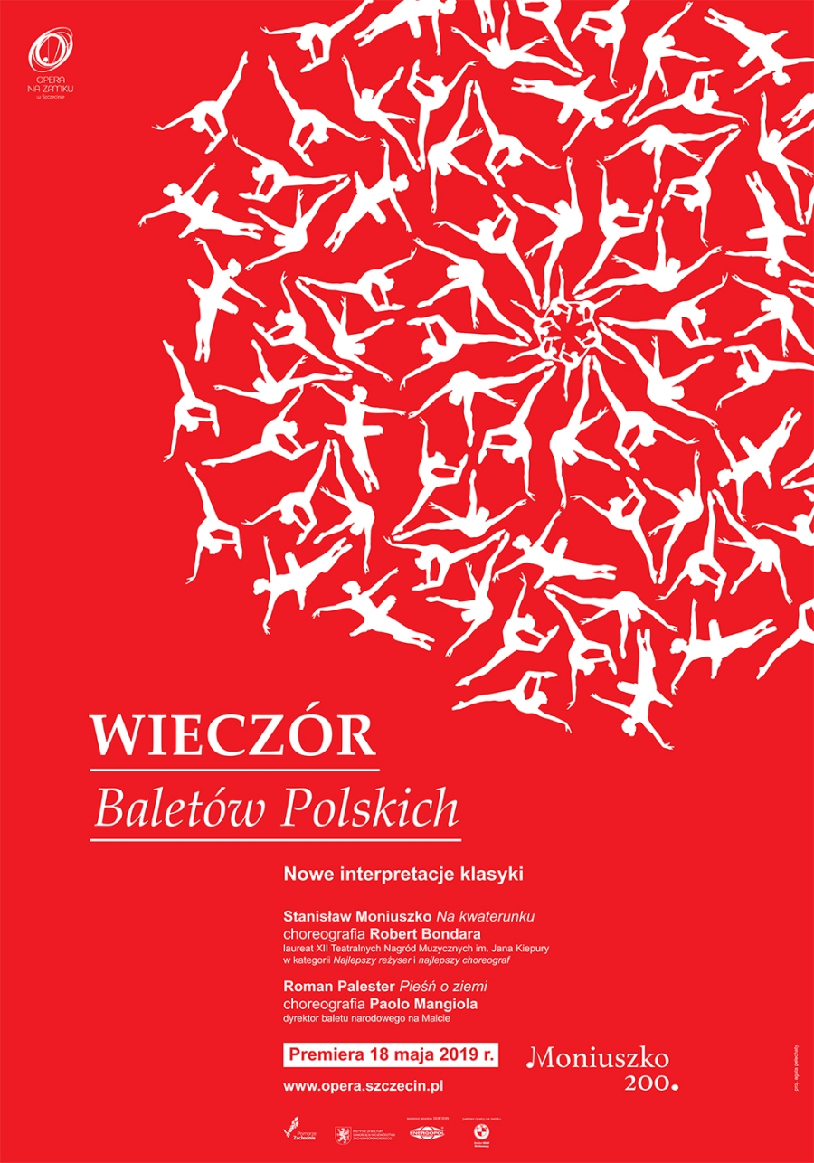 Wieczr baletw polskich plakat